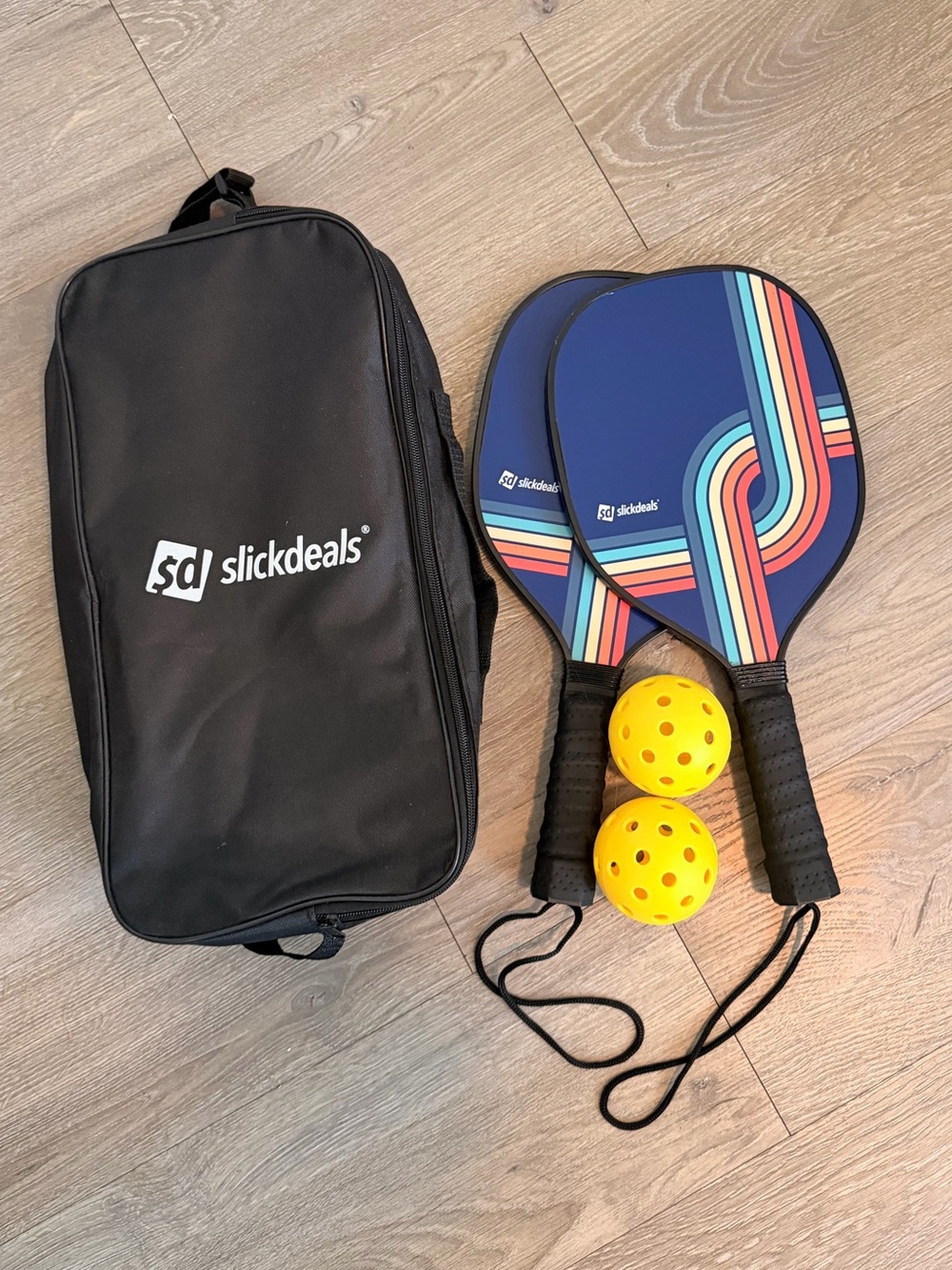 NWOT Branded Pickleball Set